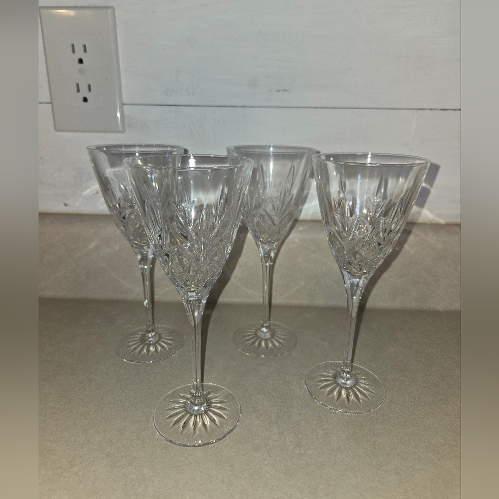 Cristal D'Arques - Durand Set Of 4 Crystal Wine Glasses